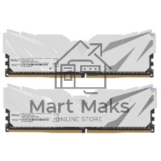 Оперативная память NETAC, DDR4, 16GB (1x16GB), 3200MHz, CL16, DIMM, с радиатором, белый