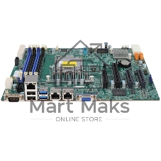 Материнская плата Supermicro X13SEM-F-B, 1xLGA-4677, OEM Intel Xeon SP gen 4, Intel C741, 8x DDR5 4800/4400/4000 MHz. 2x1Gbe Base-T i350+1xMgmt LAN, 10xSATA3, 2xSATA-DOM, 5xUSB 3.2, 2xPCI-Ex16+1xPCI-E x8+4xMCIO x8, 2xM.2, mATX