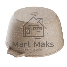 Кастрюля Мечта 45806 Гранит brown 5,0 л со стеклянная крышка