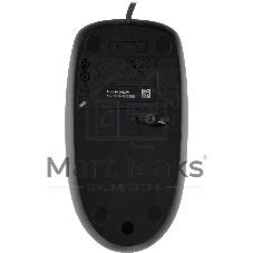 Мышь проводная Logitech M110 Silent черный, 1000 dpi, USB, кнопки - 3