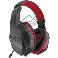 Гарнитура Oklick HS-L335G чёрный, проводная, USB-C/3.5 мм