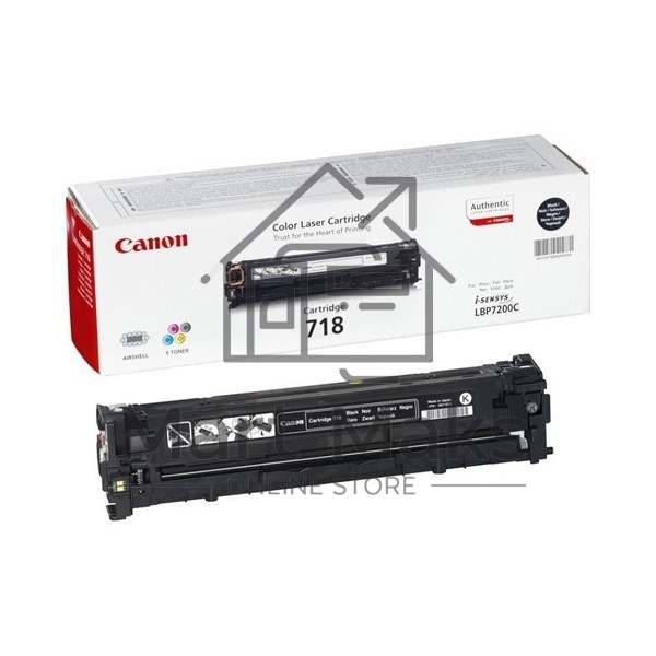 Картридж лазерный Canon Cartridge 718BK 2P (2662B005) черный (6800 стр.) (двойная упаковка: 2шт х 3400 стр) для Canon LBP7200/MF8330/8350
