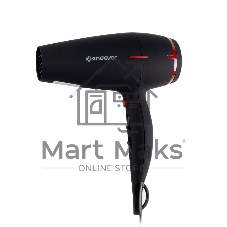 Фен Endever Aurora-472 черный, 2400 Вт, ионизация