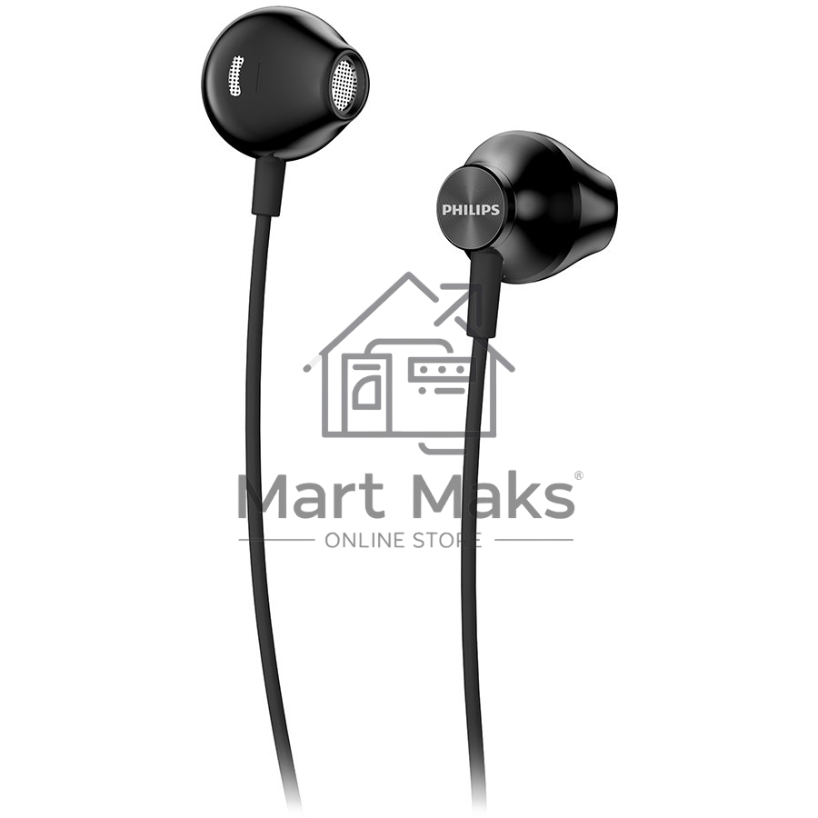 Наушники вкладыши Philips TAUE100BK/00 1.2м черный проводные в ушной раковине