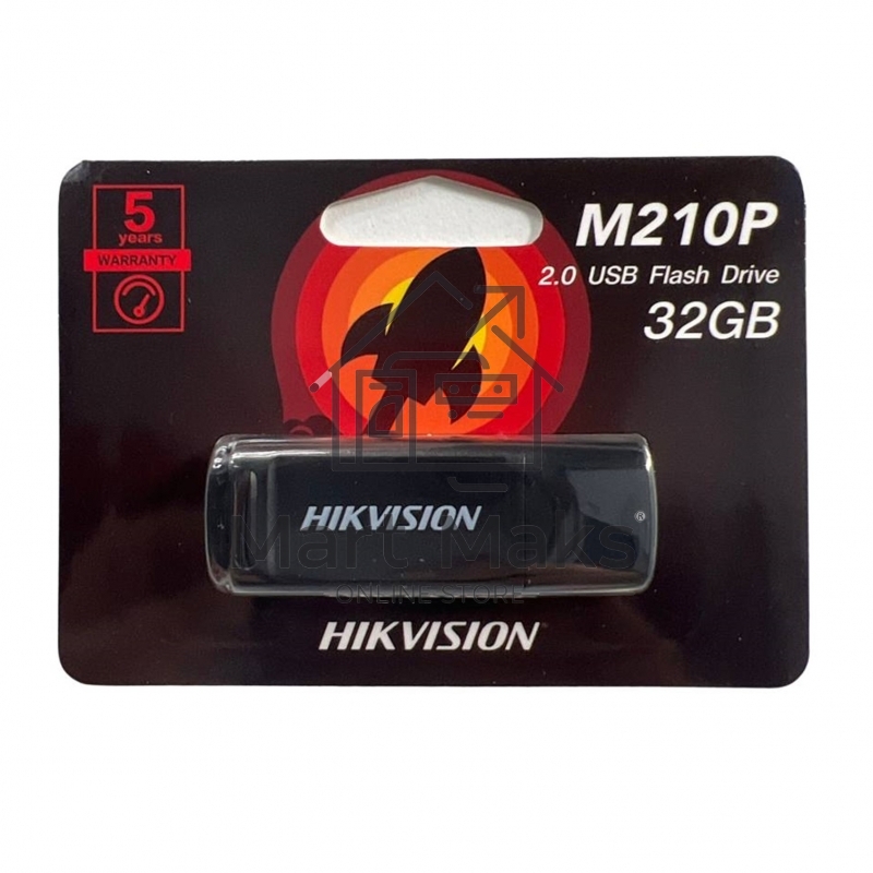 Флешка USB R/W HIKVision HS-USB-M210P/32G 32Gb <HS-USB-M210P/32G>, USB2.0