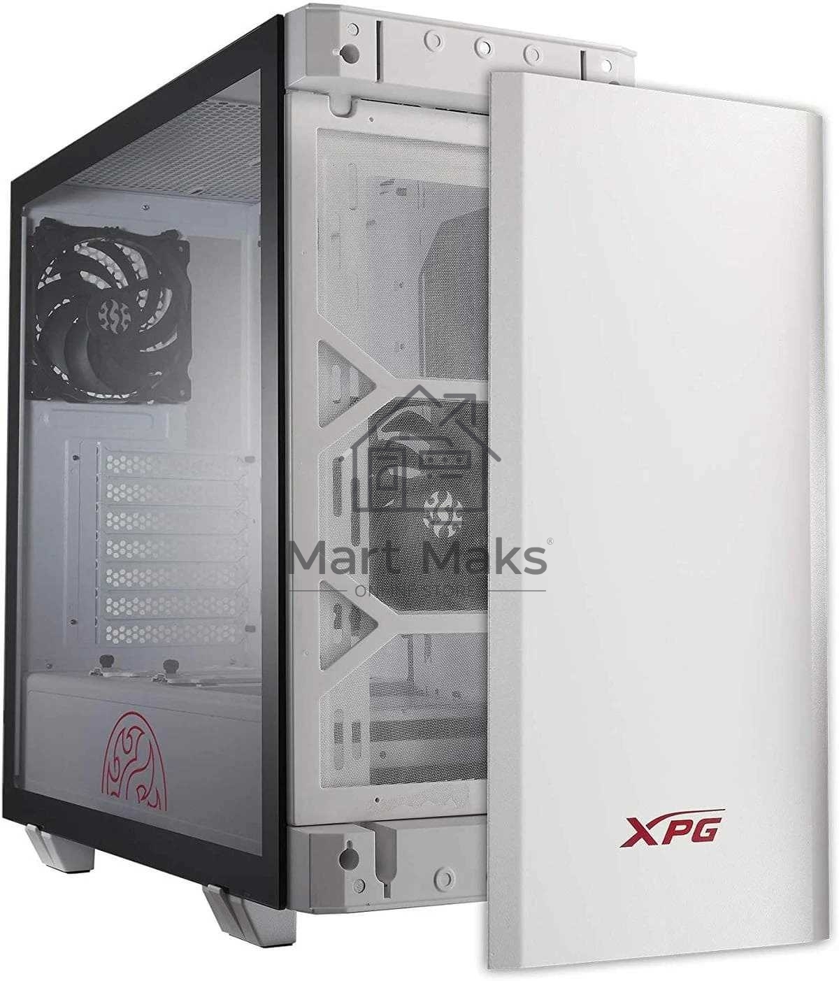 Компьютерный корпус XPG INVADER-WHITECOLOR BOXWORLDWIDE (ATX, подсветка ARGB, 2 вентилятора 120мм, стеклянная боковая панель,белый)
