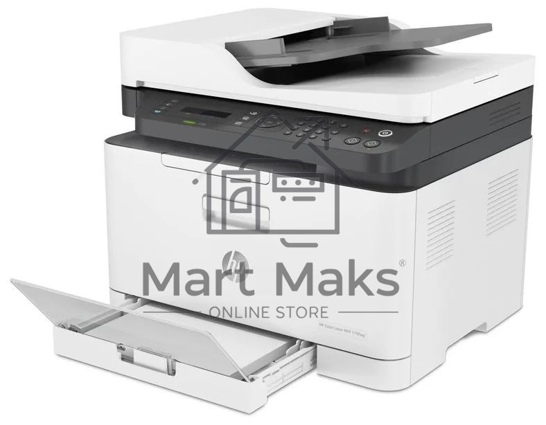 МФУ лазерный HP Color LaserJet 179fnw (4ZB97A), А4, цветной, печ. до 18 стр/мин. (ч/б) до 4 стр/мин. (цвет), скан. до 15 стр/мин. (ч/б) 6 стр/мин. (цвет), 600x600dpi, USB, RJ-45, Wi-Fi, Air Print, Mopria