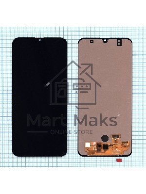 Дисплей для Samsung Galaxy A30S SM-A307F в сборе с тачскрином (OLED) черный