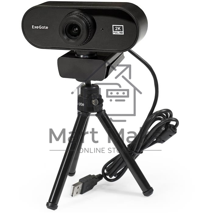 Веб-камера ExeGate EX287380RUS Stream C940 2K T-Tripod (матрица 1/3