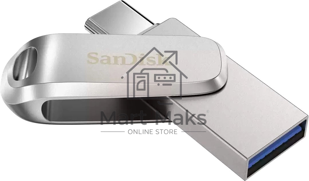 Флешка USB R/W 64GB SanDisk Ultra Dual Drive Luxe, USB 3.1 - USB Type-C