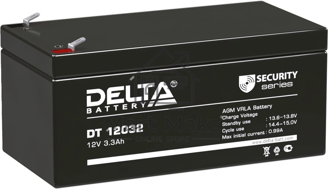 Батарея Delta DT 12032 (12V, 3.2Ah)