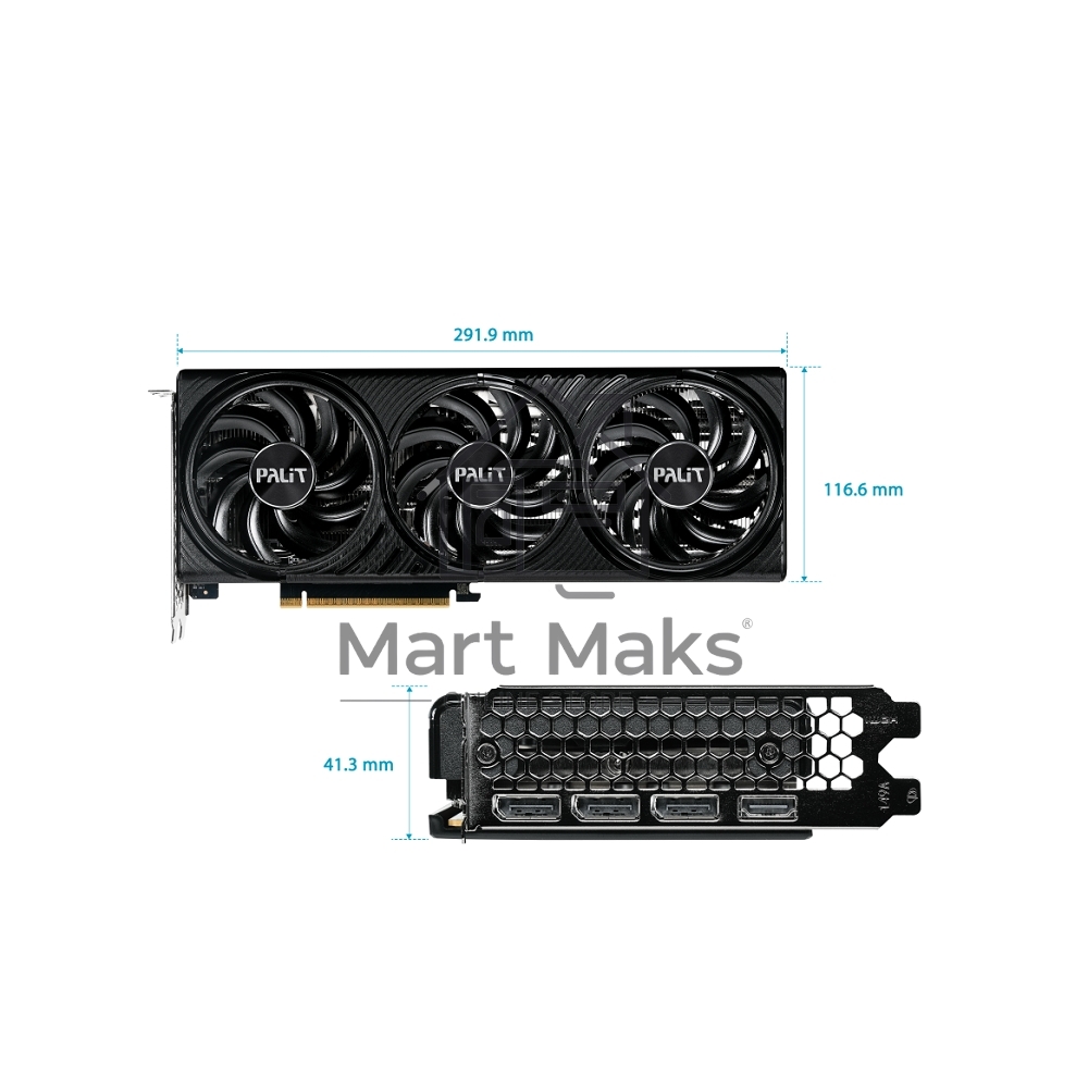 Видеокарта Palit PA-RTX5060 INFINITY 3 8GB RTX 5060 8Gb 128bit GDDR7 2280/28000 HDMIx1 DPx3 HDCP Ret