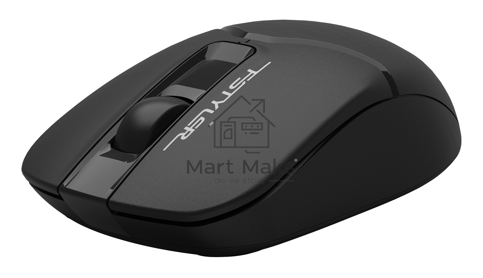 Мышь беспроводная A4Tech Fstyler FG12S черный, 1200 dpi, радиоканал, USB, кнопки - 3
