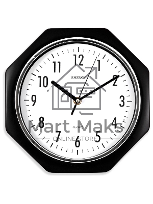 Часы настенные кварцевые Energy модель ЕС-06 восьмиугольные