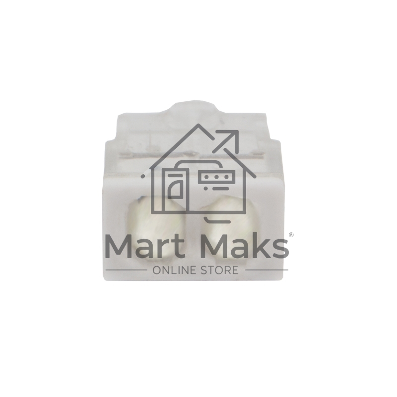 Экспресс-клемма с пастой Rexant СМК 2273-242, 2-проводная 0.5-2.5 мм², прозрачная, блистер (20 шт./уп.)