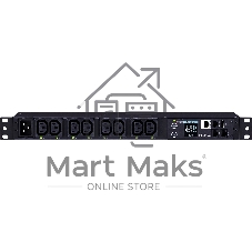 Блок распределения питания CyberPower PDU PDU81005 1U type, 16Amp, plug IEC 320 C20, (8) IEC 320 C13