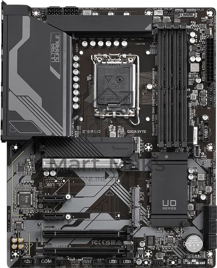 Материнская плата Gigabyte Z790 UD, LGA 1700, Intel Z790, 4xDDR5, 6xSATA, 3xM.2, 1xPCI-E 5.0 x16, 1xPCI-E 4.0 x4, 1xPCI-E 3.0 x1, 1xHDMI, 1xDP, 1x 2.5Gb LAN, 4xUSB-A 2.0, 4xUSB-A 3.2 Gen 1, 1xUSB-A 3.2 Gen 2, 1xUSB-C 3.2 Gen 2x2, 7.1, ATX