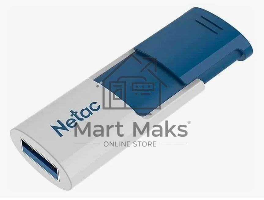 Флешка USB R/W R/W Netac 512Gb U182 NT03U182N-512G-30BL USB3.0 синий/белый