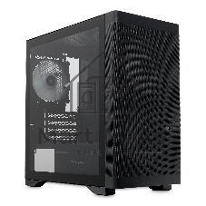 Компьютерный корпус без блока питания HSPD M320, Mesh Mini-tower, черный, slide TG, 0.45 SPCC, 2x140мм ARGb+1x120мм ARGb mATX, mITX 160/340/184мм 2x2.5