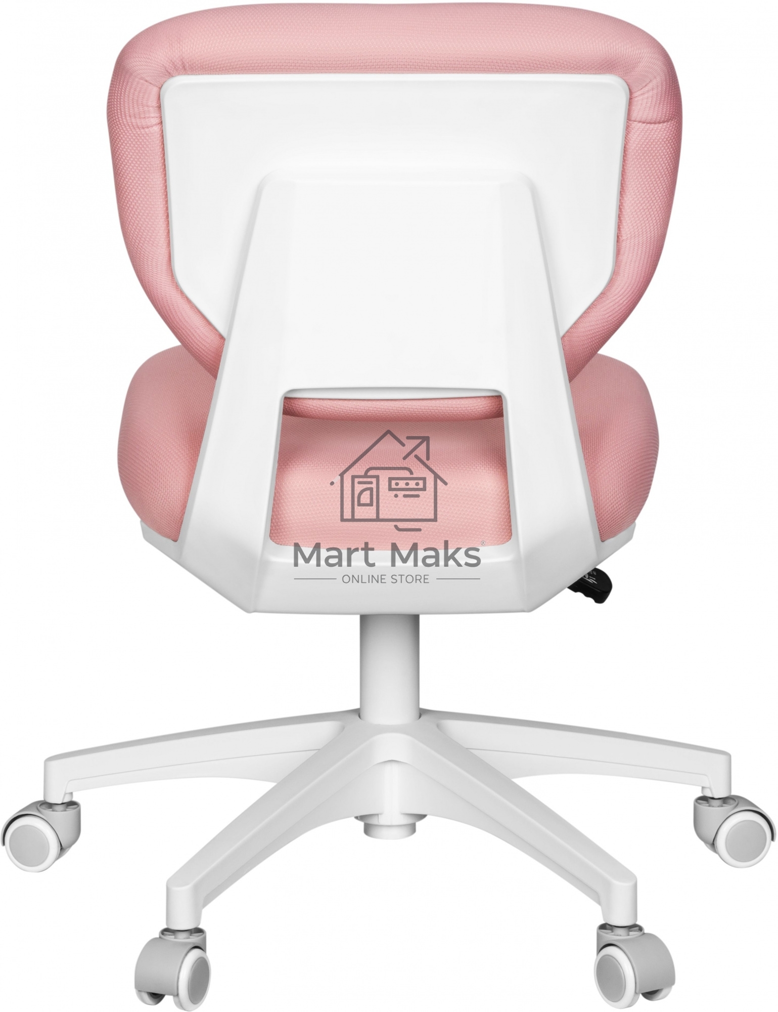 Кресло детское Cactus CS-CHR-3594PK розовый крестов. пластик белый