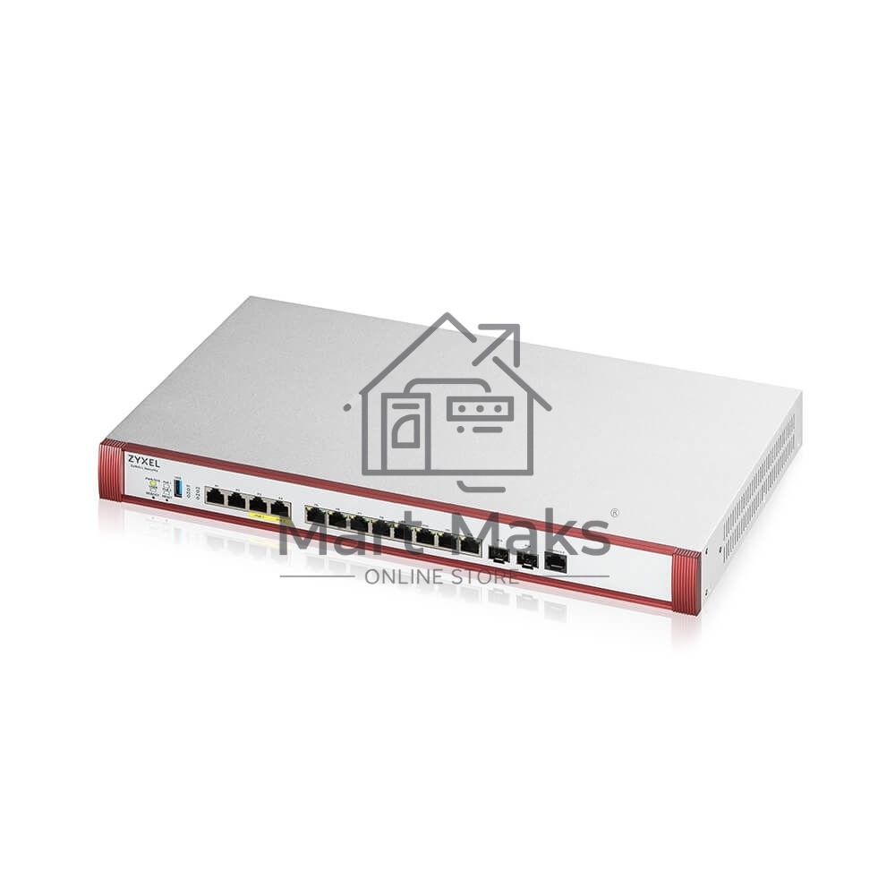 Межсетевой экран Zyxel USG FLEX 700H с подпиской Gold на 1 год (AS, AV, CF, IDP/DPI, Sandboxing, SecuReporter), Rack, 2xSFP+ (LAN/WAN), 2xRJ-45: 1/2.5/5/10G PoE+ (LAN/WAN), 2xRJ-45: 1/2.5G (LAN/WAN),