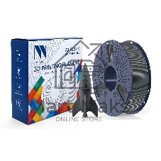 Филамент NVPrint PLA High Speed Grey для 3D печати диаметр 1.75мм длина 330 метров масса 1 кг