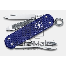Нож перочинный Victorinox Classic Night Dive (0.6221.222G) 58мм 7функц. карт.коробка