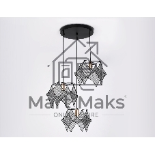 Светильник Ambrella light TR8427/3 BK/GD черный/золото E14/3 max 40W D510*1000