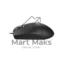 Мышь проводная A4Tech OP-330 черный, 1200 dpi, USB, кнопки - 3