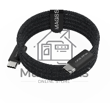 Кабель Magssory CBL002 USB Type-C (m)-USB Type-C (m) 1.5м черный коробка
