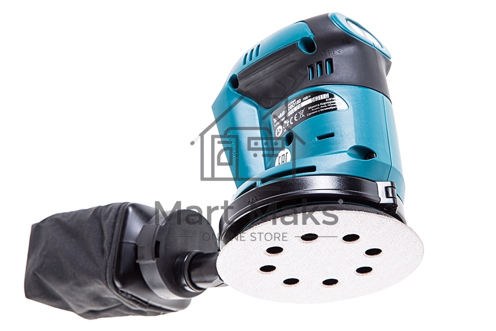 Машинка эксцентриковая MAKITA DBO180Z 18В LiIon ф125мм 7000/9500/11000об/мин ампл.2.8мм 1.7кг