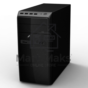 Компьютерный корпус InWin POWERMAN ES726BK USB 3.0 (Mini Tower, mATX, 450W PM-450ATX, USBx2, USB 3.0x2 + Audio, черный) <6120259>