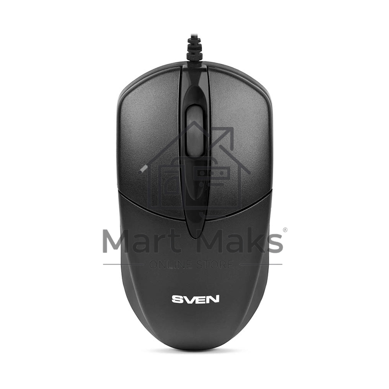 Мышь проводная SVEN RX-112 черный, 800 dpi, USB, кнопки - 3