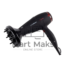 Фен Endever Aurora-472 черный, 2400 Вт, ионизация