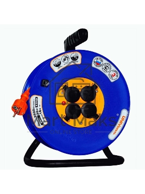 Удлинитель на катушке 4х30м с заземл. 16А IP44 ВЕМ-250 термо ПВС 3х2.5 UNIVersal 9634207