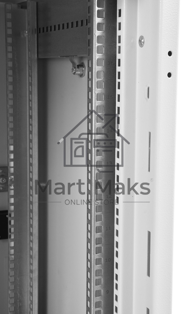 Шкаф коммутационный ЦМО ШТК-М-42.8.8-4ААА 42U 800x820мм пер.дв.перфор. задн.дв.стал.лист 2 бок.пан. 500кг белый