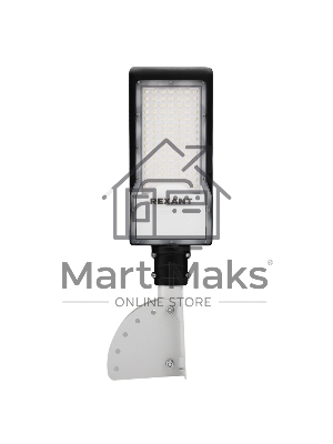 Кронштейн для консольного светильника Rexant КР-3.1 накладного монтажа или под бандажную ленту с переменным углом серый (сталь 2 мм, 230х150х150, Ø 57)