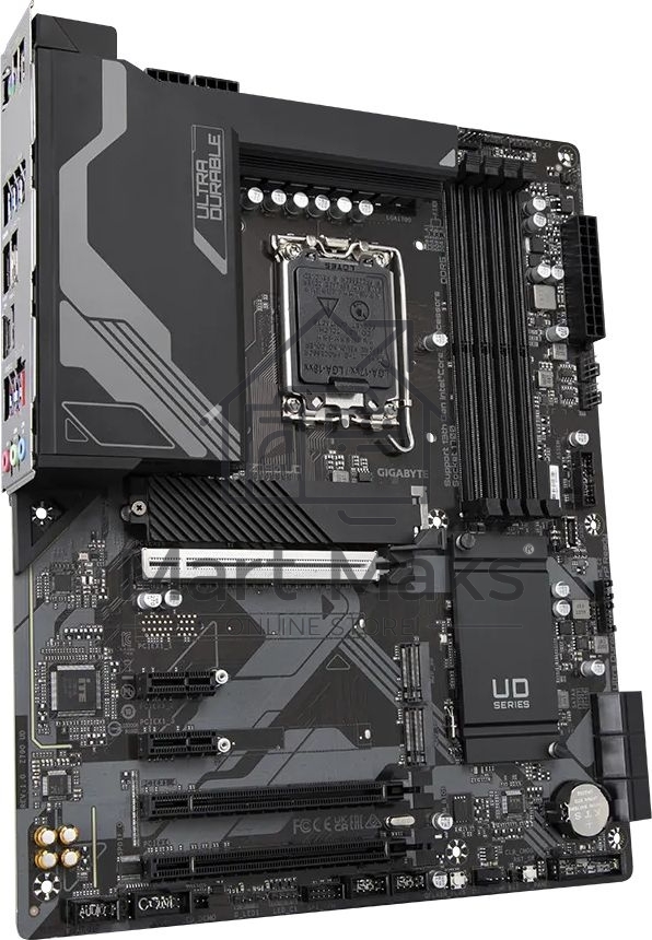 Материнская плата Gigabyte Z790 UD, LGA 1700, Intel Z790, 4xDDR5, 6xSATA, 3xM.2, 1xPCI-E 5.0 x16, 1xPCI-E 4.0 x4, 1xPCI-E 3.0 x1, 1xHDMI, 1xDP, 1x 2.5Gb LAN, 4xUSB-A 2.0, 4xUSB-A 3.2 Gen 1, 1xUSB-A 3.2 Gen 2, 1xUSB-C 3.2 Gen 2x2, 7.1, ATX