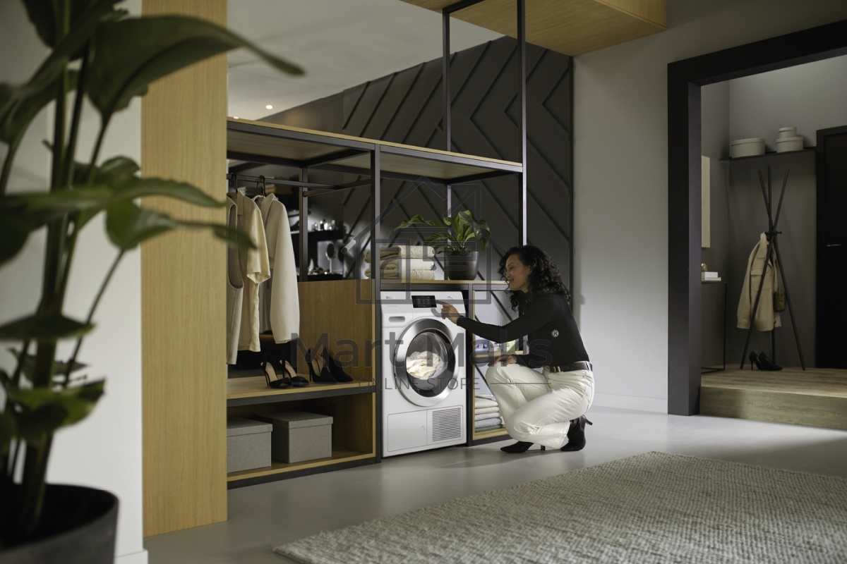 Сушильная машина Miele TCR790WP белый, 9 кг, сушка - тепловой насос, программ - 21, 59.6 x 85 x 63.6 см