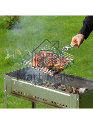 Мангал с ребрами жесткости 700x300x700 мм, Россия Camping Palisad