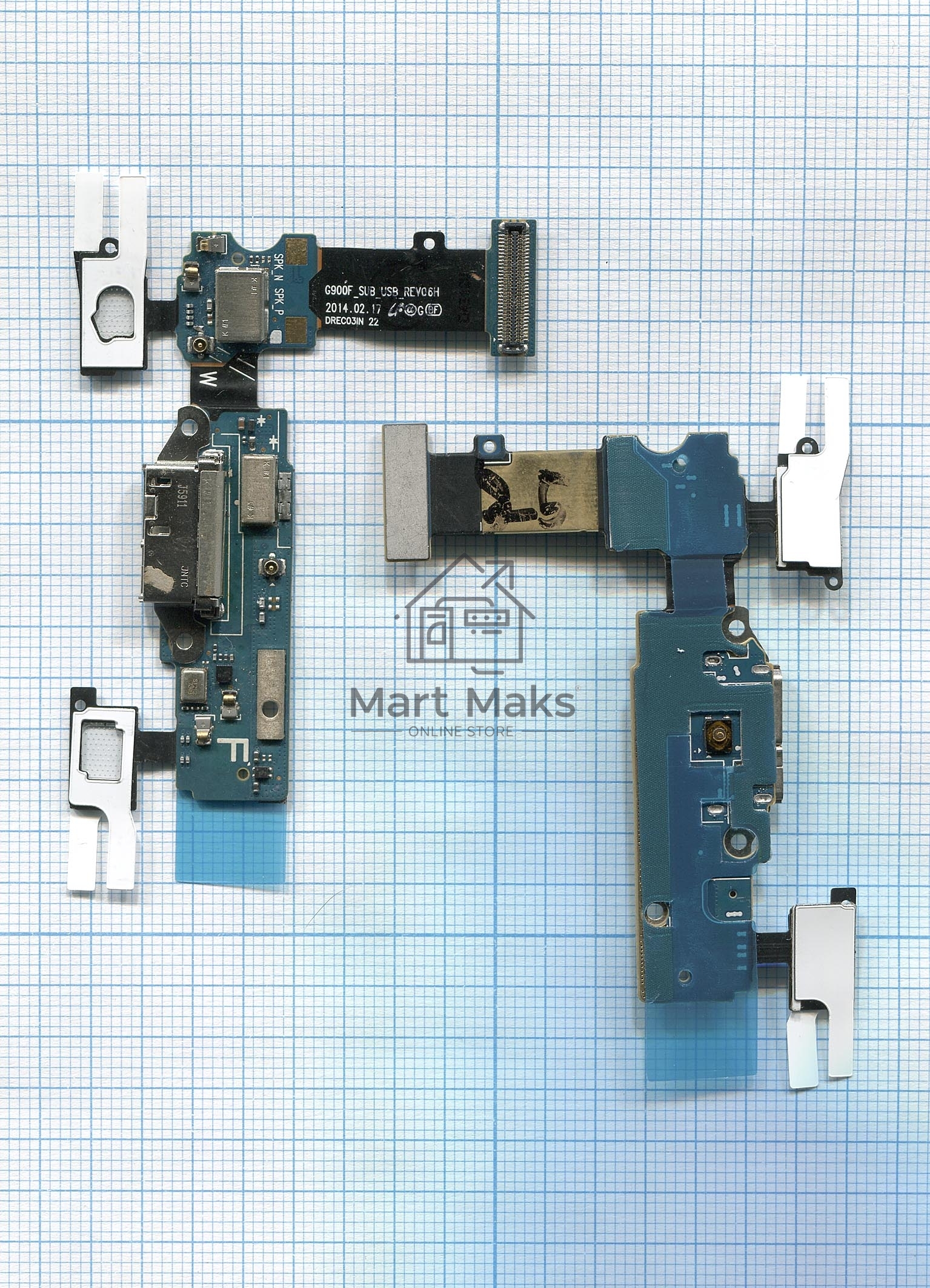 Шлейф разъема питания для Samsung Galaxy S5 i9600 SM-G900