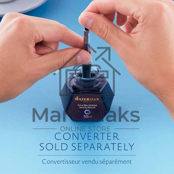 Флакон с чернилами Waterman (CWS0110770) Harmonious Green чернила, 50мл для ручек перьевых