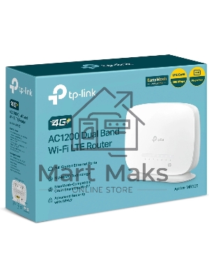 Двухдиапазонный гигабитный роутер TP-Link Archer MR505 Wi-Fi AC1200 с поддержкой 4G+ категории 6