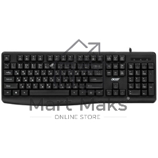Клавиатура проводная Acer OKW301 (ZL.KBDCC.01A), USB, черный