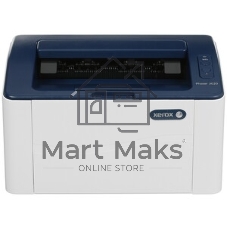 Принтер лазерный Xerox Phaser 3020 (P3020BI#), A4, ч/б, печ. до 20 стр/мин., 1200 x 1200 dpi, USB, Wi-Fi
