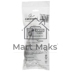 Кабель аудио Cablexpert CCA-2R2R-10M-N, 2xRCA/2xRCA, 10м, черный, пакет