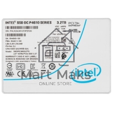 Накопитель SSD Intel DC P4610 Series, 3200Gb, PCIe, U.2, NVMe, R/W 3200/3050