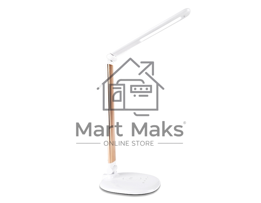 Светодиодная настольная лампа с беспроводной зарядкой Ambrella light DE525 GD золото LED 3000-6400K 7W