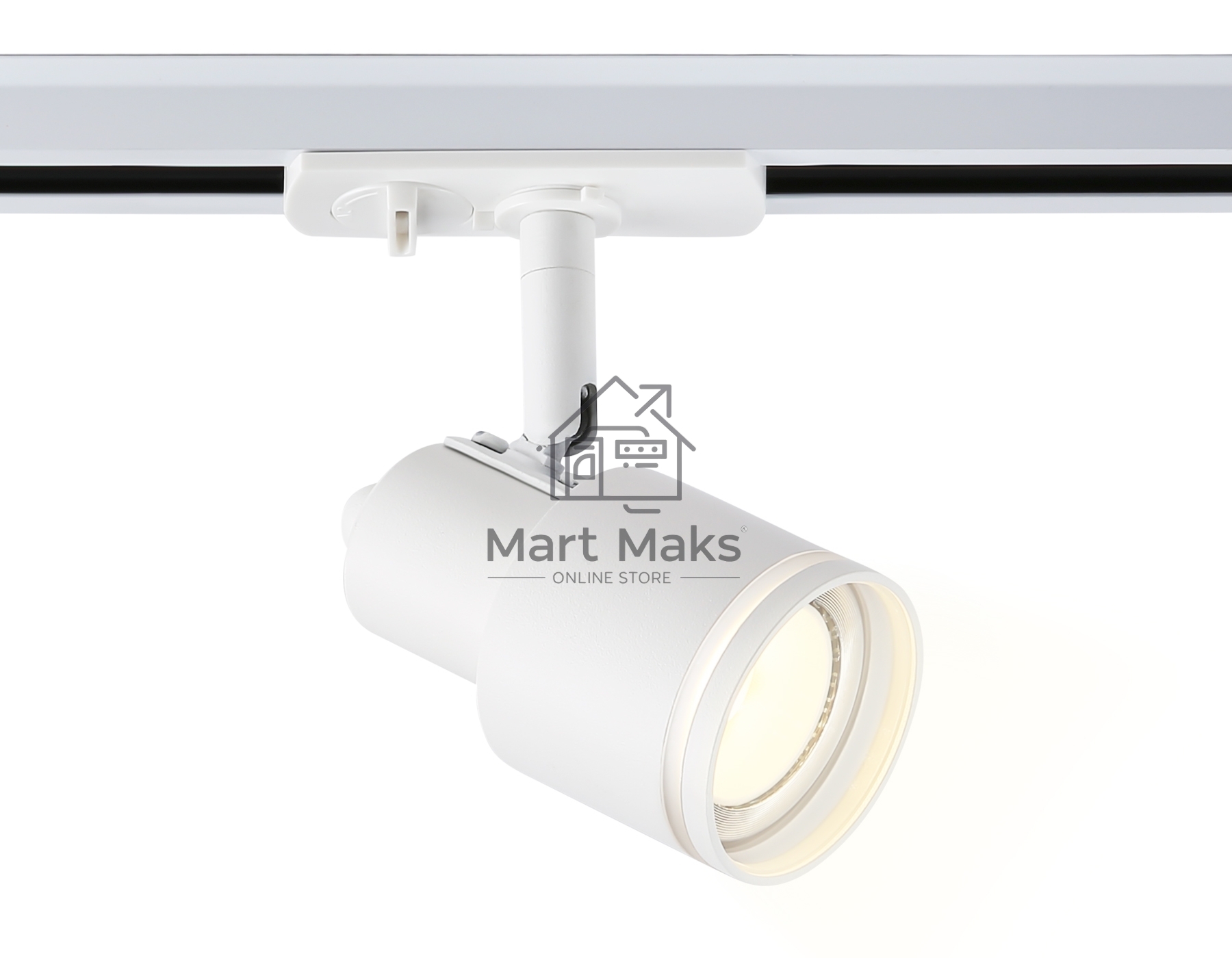 Трековый однофазный светильник Ambrella light GL5205 WH белый GU10 max 12W