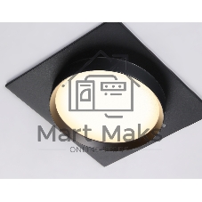 Светильник Ambrella light TN5231 BK черный GX53 110*110*35